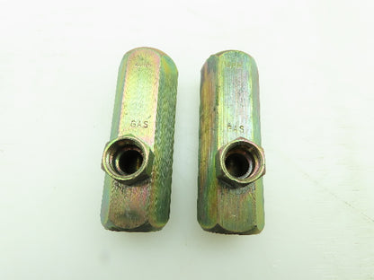 1/2" NPT Air / Gas Brass Check Valve  LOT OF 2