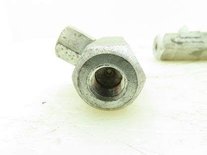 1/4" x 1/8" NPT Air / Gas Brass Check Valve Reducer  LOT OF 4