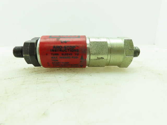ARO Aro-STOP Safety Pump OverFlow Shut-Off Valve 1/4" NPT