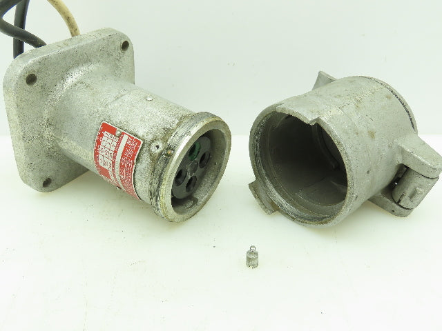 Killard KRJX-3604 Aluminum 60 Amp Plug 115/230VAC 3W 4P Hazardous Locations