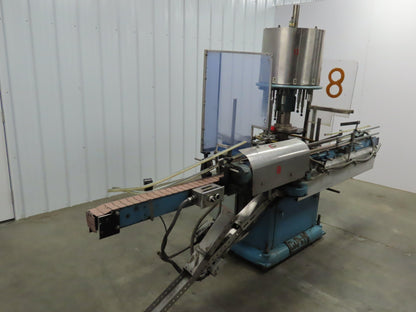 Consolidated Packaging Machinery CaPeM D-10-A Automated Bottle Capping Machine