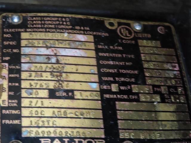 Reeves Reliance Size LW21 Adjustable Speed Reducer 1Hp 230/460V 25.0:1 Ratio