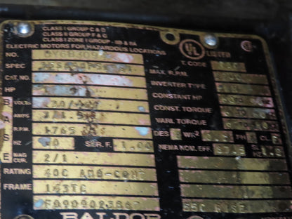 Reeves Reliance Size LW21 Adjustable Speed Reducer 1Hp 230/460V 25.0:1 Ratio