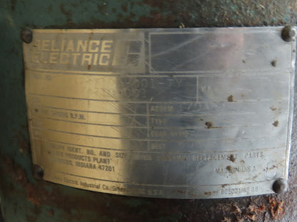 Reeves Reliance Size LW21 Adjustable Speed Reducer 1Hp 230/460V 25.0:1 Ratio