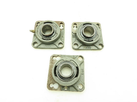 Seal Master F-505 Flange Bearing 4-Bolt 1-1/4" Bore  LOT OF 3