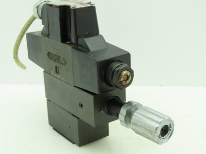 Daikin Kogyo Solenoid Controlled Hydraulic Valve Stack W/ Check and Reducing