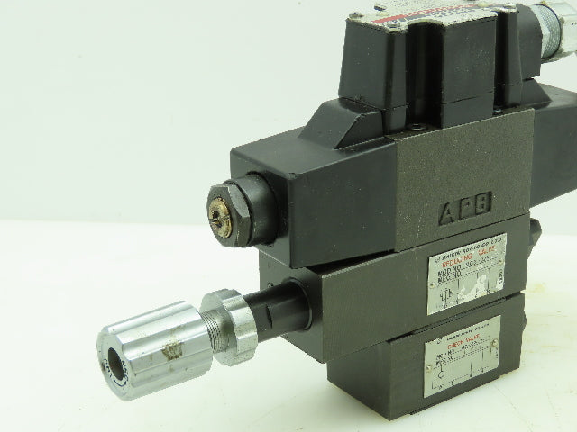 Daikin Kogyo Solenoid Controlled Hydraulic Valve Stack W/ Check and Reducing