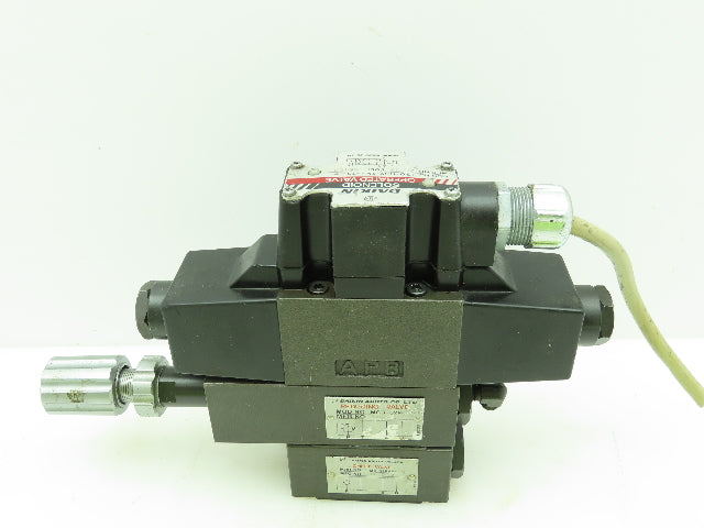 Daikin Kogyo Solenoid Controlled Hydraulic Valve Stack W/ Check and Reducing