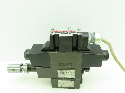 Daikin Kogyo Solenoid Controlled Hydraulic Valve Stack W/ Check and Reducing