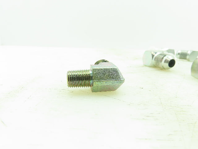 8-4 CTX-S Triple-Lok 37° Flare Male 90° Elbow 1/2" JIC x 1/4" NPT  Lot of 12