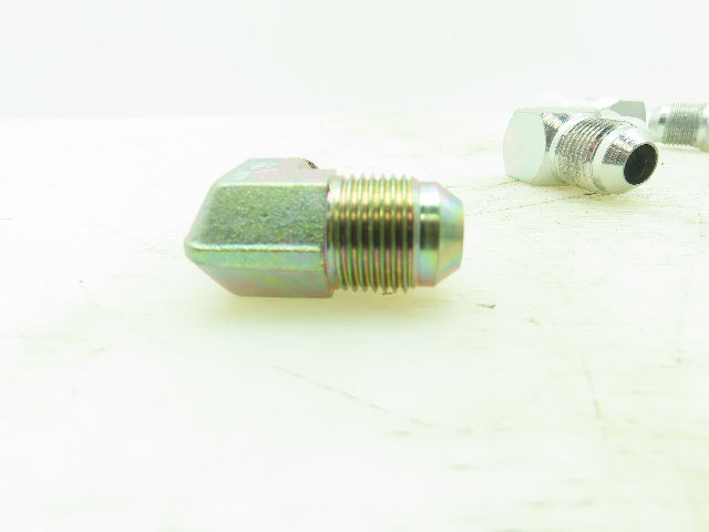 8-4 CTX-S Triple-Lok 37° Flare Male 90° Elbow 1/2" JIC x 1/4" NPT  Lot of 12