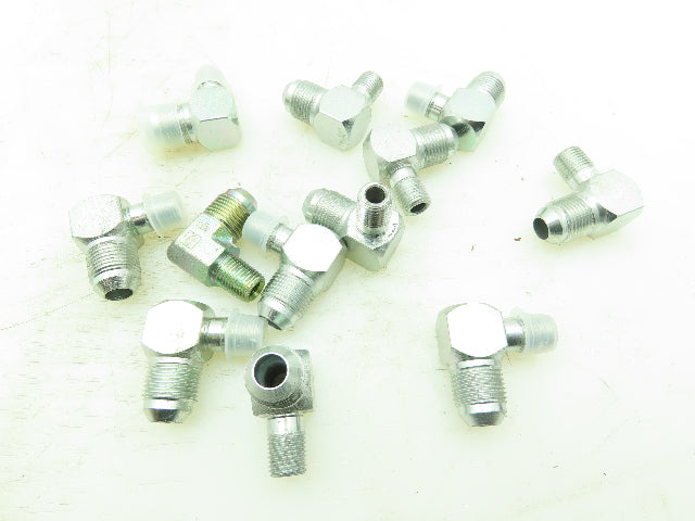 8-4 CTX-S Triple-Lok 37° Flare Male 90° Elbow 1/2" JIC x 1/4" NPT  Lot of 12