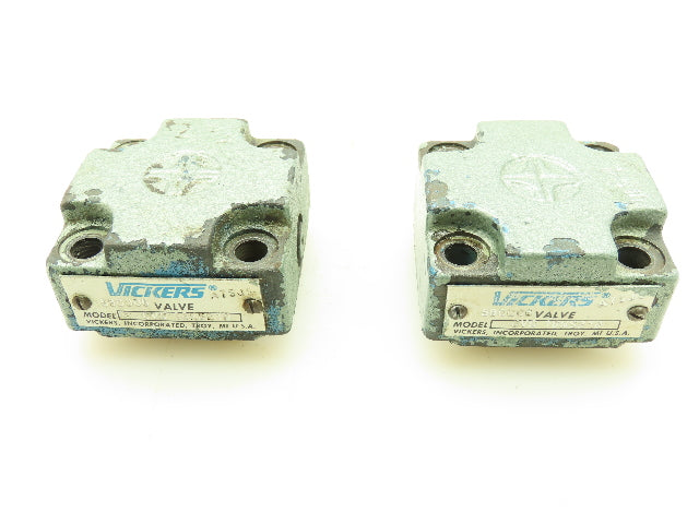 Vickers CVC 16NS210 Hydraulic Cartridge Relief Valve Cover LOT OF 2