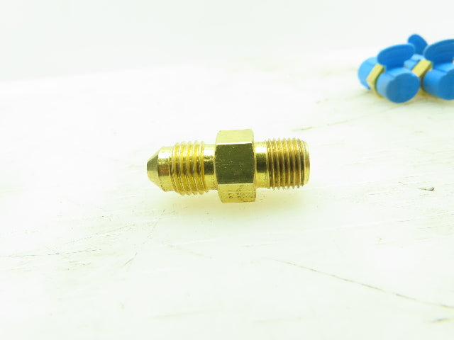 Brass 45° Flare Male Connector 1/4" Tube x 1/8" NPT LOT OF 16