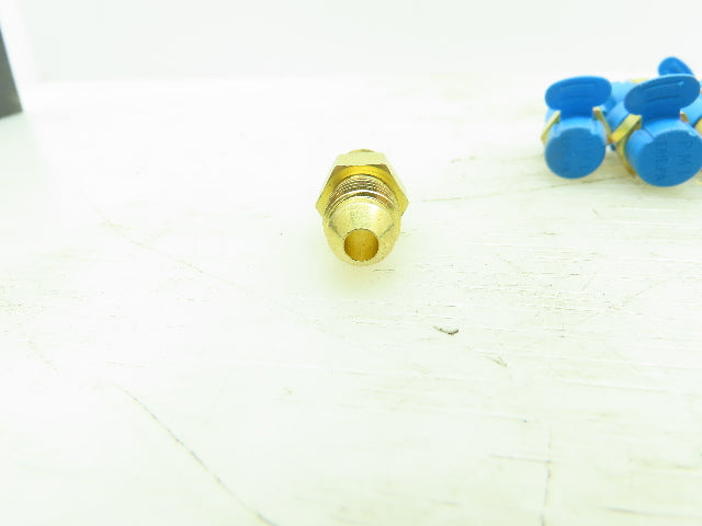 Brass 45° Flare Male Connector 1/4" Tube x 1/8" NPT LOT OF 16