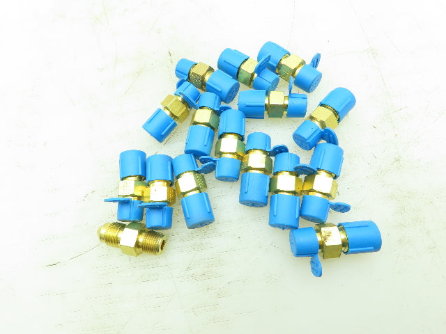 Brass 45° Flare Male Connector 1/4" Tube x 1/8" NPT LOT OF 16
