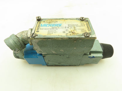 Vickers DG4V-3-7C-M-W-B-40 Hydraulic Directional Control Valve 5000PSI 120V Coil