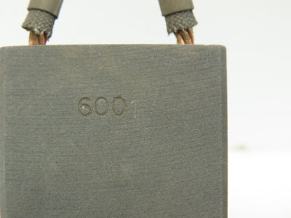 6001 Carbon Motor Brush 1-3/8"x 1-3/8"x 3/8" LOT OF 2