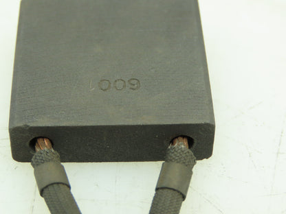 6001 Carbon Motor Brush 1-3/8"x 1-3/8"x 3/8" LOT OF 2