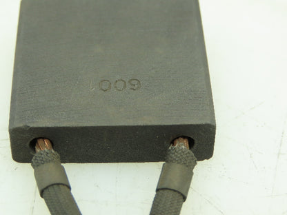 6001 Carbon Motor Brush 1-3/8"x 1-3/8"x 3/8" LOT OF 2