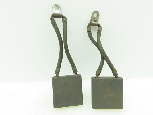 6001 Carbon Motor Brush 1-3/8"x 1-3/8"x 3/8" LOT OF 2