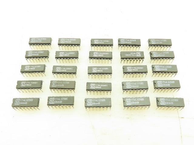 SGS Thomson T74LS258B1 Quad 2-Input Multiplexer /3-State Output 16-Dip LOT OF 25