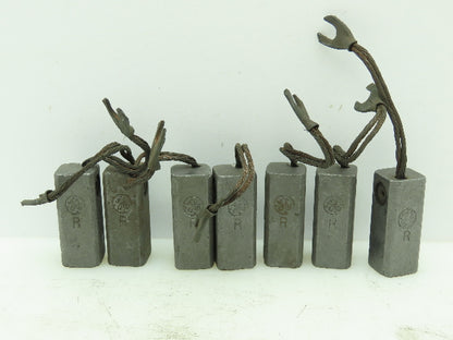 General Electric R Carbon Motor Brush 1-7/8"x 3/4"x 3/4" LOT OF 7