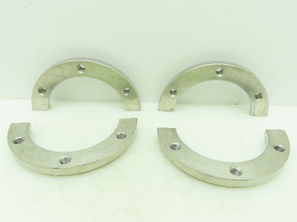 MPN6-1647807-01 6" Split Flange with Bolts 304 Stainless M12-1.75 Tread