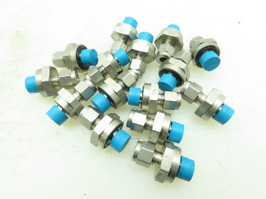 Swagelok Stainless Compression Connector 1/4" Tube x 1/4" NPT O-Seal  Lot of 15