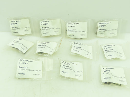 Tsubaki 50K1CL Connecting Link K-1 Attachment Lot of 11