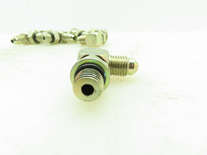 Eaton Triple-Lok 37° Flare Male 90° Elbow 1/4" JIC-4 x 1/4" SAE O-Ring LOT OF 10