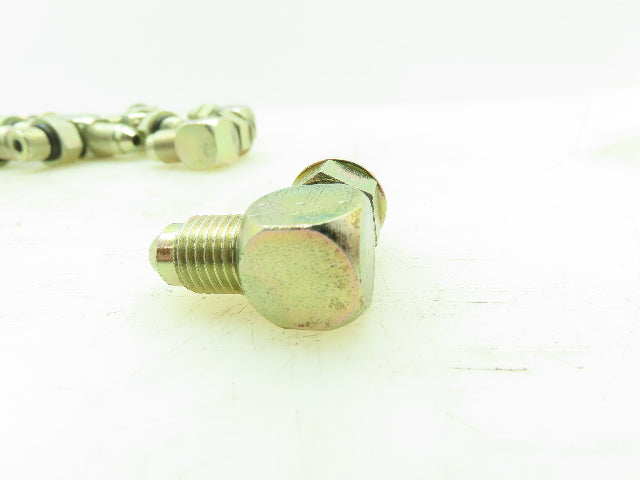 Eaton Triple-Lok 37° Flare Male 90° Elbow 1/4" JIC-4 x 1/4" SAE O-Ring LOT OF 10