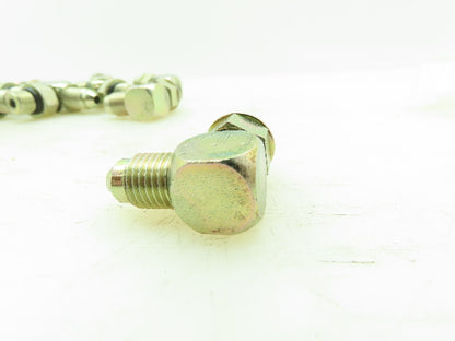 Eaton Triple-Lok 37° Flare Male 90° Elbow 1/4" JIC-4 x 1/4" SAE O-Ring LOT OF 10