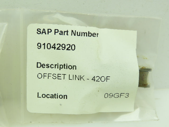 42OF Single Strand Roller Offset Link Double Pitch Lot of 12