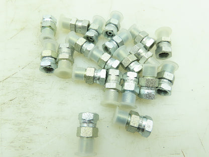 Parker Steel Female Swivel Adapter 1/8" NPSM x 1/8" Male NPT  Lot of 20