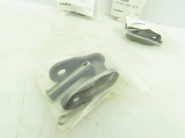 #80 Roller Chain Offset Links Lot of 4