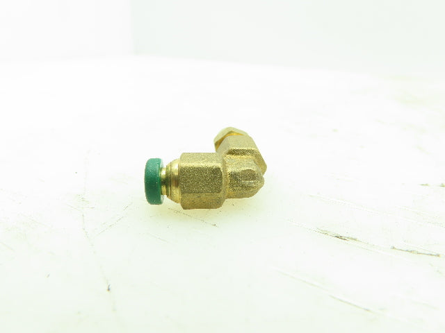 Parker PLP Push-to-Connect Brass 90° Elbow 5/32" Tube 10/32 UNF Swivel Lot of 30