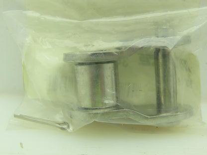 80SSOF Offset Link 80 Riveted 304 Stainless Steel Single Strand Lot of 2