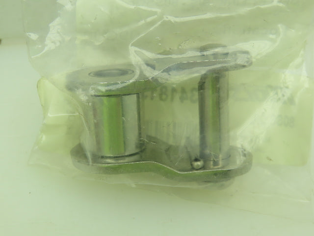 80SSOF Offset Link 80 Riveted 304 Stainless Steel Single Strand Lot of 2