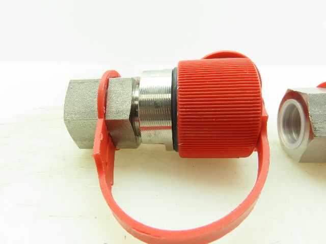 Leybold LSKM-G1/2  Threaded Coupling Socket Connector Vacuum Fitting  LOT OF 7