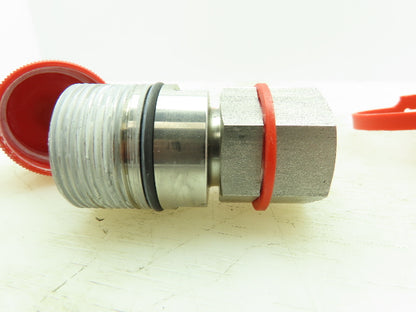 Leybold LSKM-G1/2  Threaded Coupling Socket Connector Vacuum Fitting  LOT OF 7
