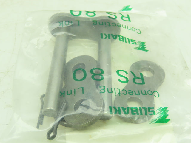 RS802CL Connecting Roller Chain Link #80 1" Pitch Lot of 3