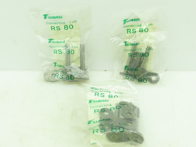 RS802CL Connecting Roller Chain Link #80 1" Pitch Lot of 3