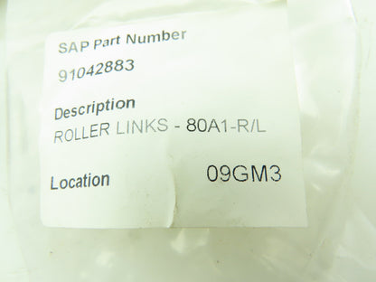 80A1-R/L Connecting Link Attachment Chain Link # 80 Cottered Lot of 9