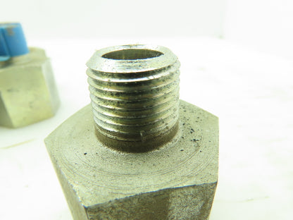 Lenz 8-16PRC Steel Reducer Pipe Fitting 1" Female x 1/2" Male NPT Lot of 11
