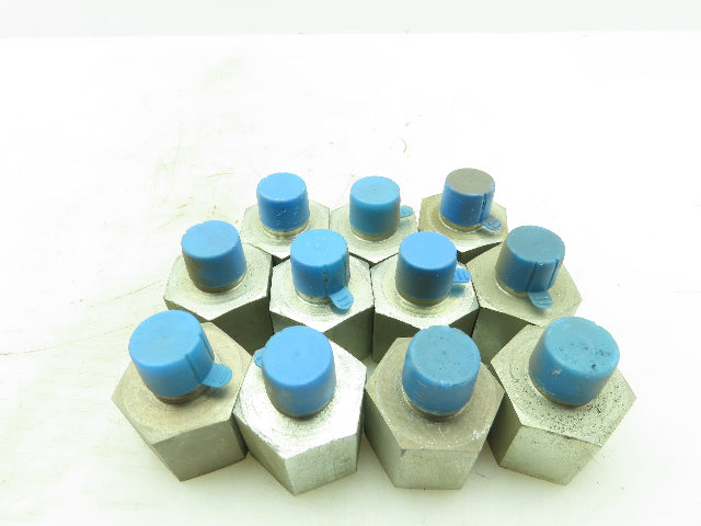 Lenz 8-16PRC Steel Reducer Pipe Fitting 1" Female x 1/2" Male NPT Lot of 11