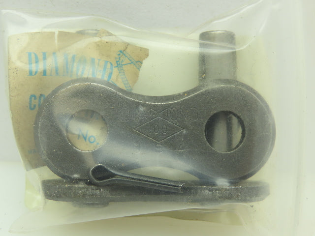 100CL Connecting Link Roller Chain #100 Standard Riveted Lot of 4