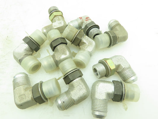 Parker 10-C5OX-S Triple-Lok 37° Flare Elbow 5/8" JIC-10 x 5/8" O-Ring  LOT OF 10
