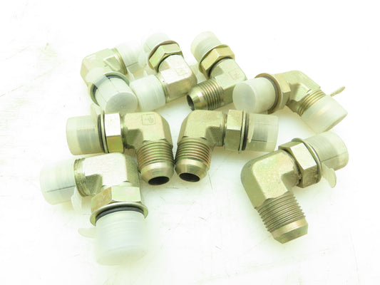 Parker 10-C5OX-S Triple-Lok 37° Flare Elbow 5/8" JIC-10 x 5/8" O-Ring  LOT OF 8