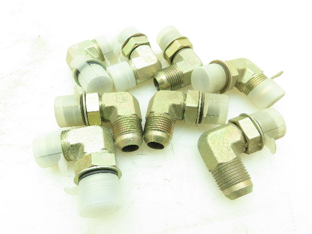 Parker 10-C5OX-S Triple-Lok 37° Flare Elbow 5/8" JIC-10 x 5/8" O-Ring  LOT OF 8